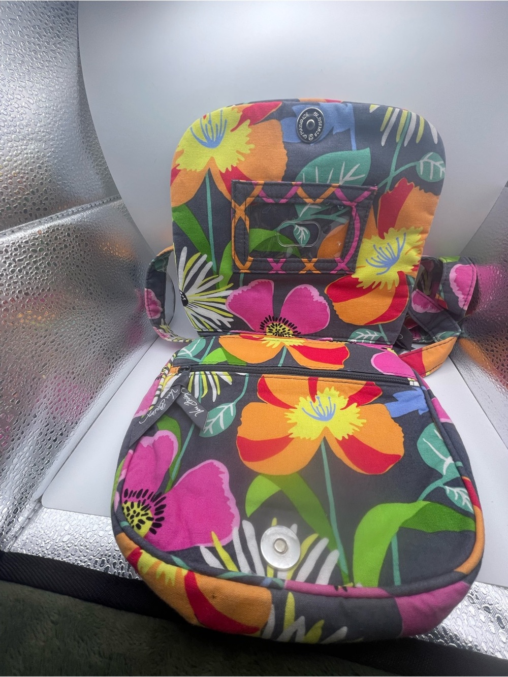 Vera Bradley Floral Quilted Crossbody Bag - Multicolor - Picture 6 of 9